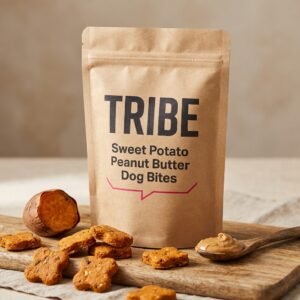 Sweet Potato Peanut Butter Dog Bites